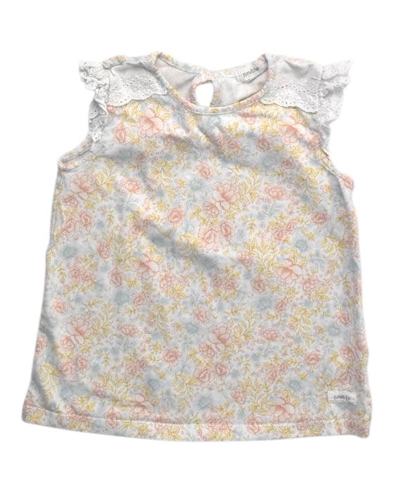 A Multicolour Sleeveless Tops from Newbie in size 6T for girl. (Front View)