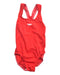 A Red Swimsuits from Speedo in size 8Y for girl. (Front View)