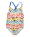 A Multicolour Swimsuits from Boden in size 6T for girl. (Front View)