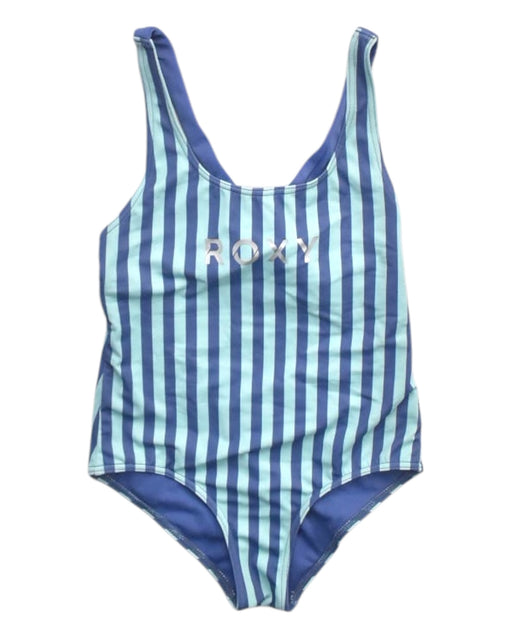 A Blue Swimsuits from Roxy in size 10Y for girl. (Front View)