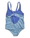 A Blue Swimsuits from Roxy in size 10Y for girl. (Back View)