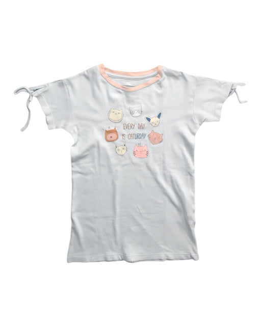 A White Short Sleeve T Shirts from Gingersnaps in size 8Y for girl. (Front View)