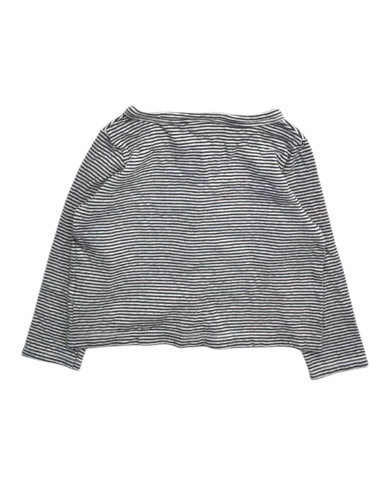 A Grey Cardigans from Petit Bateau in size 4T for neutral. (Back View)