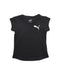 A Black Short Sleeve T Shirts from Puma in size 4T for girl. (Front View)