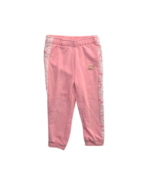 A Pink Sweatpants from Puma in size 4T for girl. (Front View)