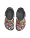 A Multicolour Slip Ons from Crocs in size 4T for boy. (Back View)
