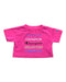 A Pink Short Sleeve T Shirts from Champion in size 3-6M for neutral. (Front View)