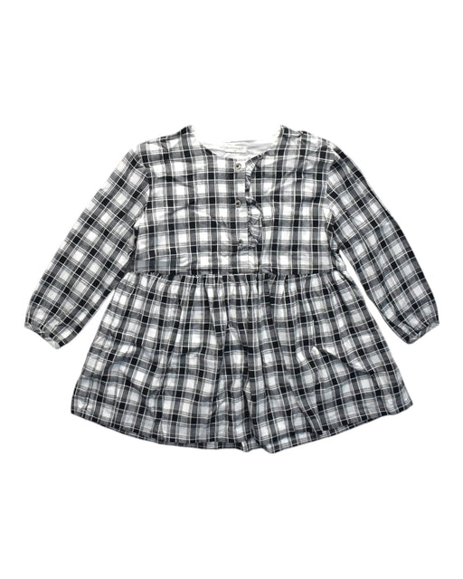 A Black Long Sleeve Dresses from Happyology in size 6T for girl. (Front View)