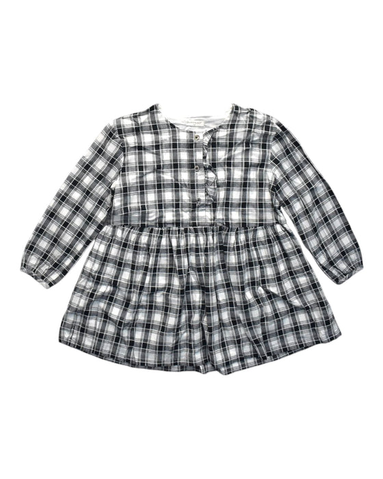 A Black Long Sleeve Dresses from Happyology in size 6T for girl. (Front View)