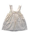 A Ivory Sleeveless Dresses from Our Mini Nature in size 7Y for neutral. (Back View)
