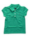 A Green Short Sleeve Polos from Tommy Hilfiger in size 2T for girl. (Front View)