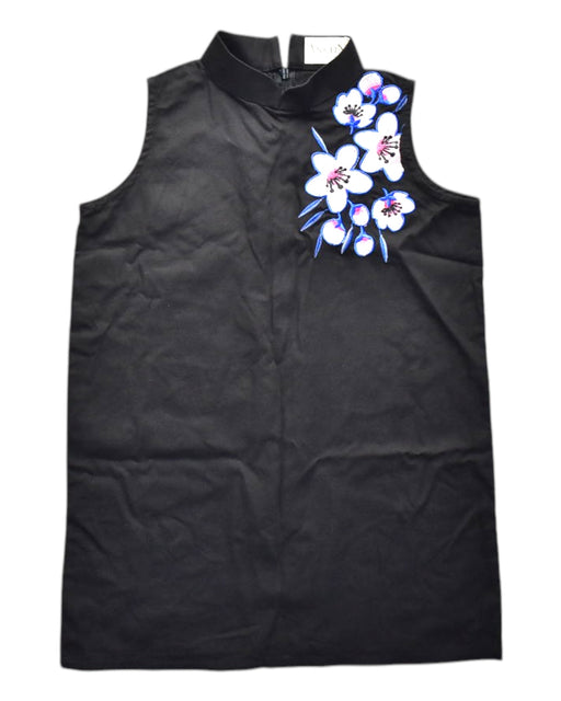 A Black Sleeveless Dresses from Retykle in size 9Y for girl. (Front View)