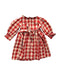 A Red Long Sleeve Dresses from Ralph Lauren in size 6-12M for girl. (Back View)