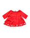 A Red Long Sleeve Dresses from Hanna Andersson in size 6-12M for girl. (Back View)