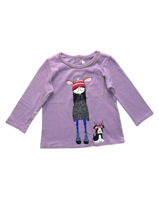A Purple Long Sleeve Tops from Little Marc Jacobs in size 6-12M for neutral. (Front View)
