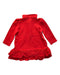 A Red Long Sleeve Dresses from Ralph Lauren in size 6-12M for girl. (Back View)
