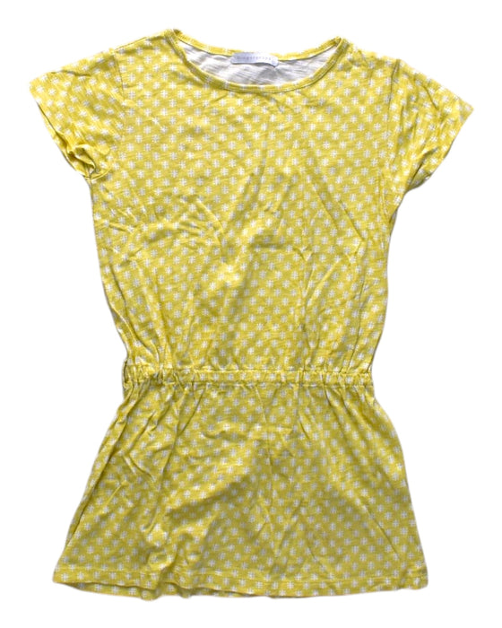 A Yellow Short Sleeve Dresses from Gingersnaps in size 10Y for girl. (Front View)