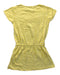 A Yellow Short Sleeve Dresses from Gingersnaps in size 10Y for girl. (Back View)