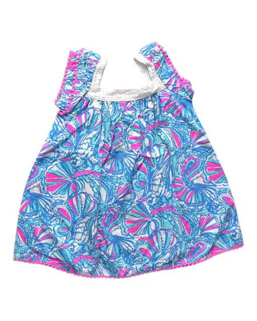 A Multicolour Sleeveless Dresses from Lilly Pulitzer in size 2T for girl. (Front View)