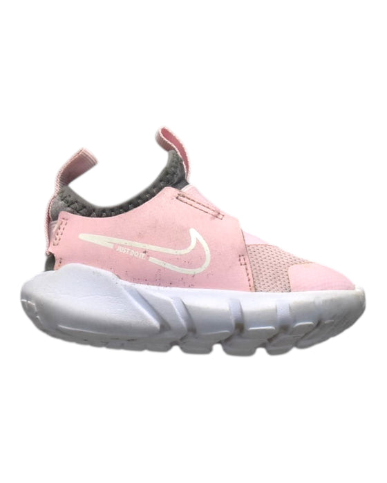 A Pink Sneakers from Nike in size 2T for girl. (Front View)