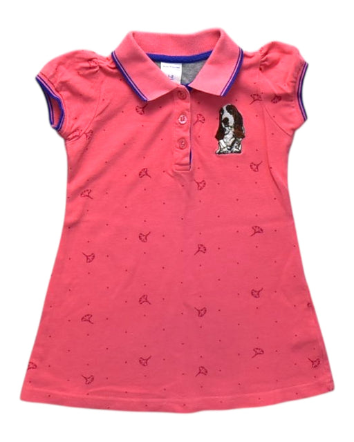 A Pink Short Sleeve Dresses from Hush Puppies in size 2T for girl. (Front View)