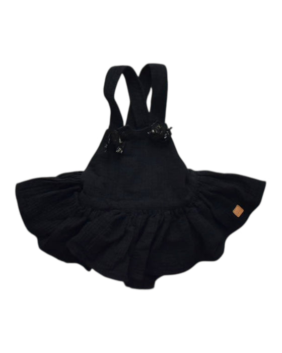 A Black Overall Dresses from Jose Varon in size 3T for girl. (Front View)