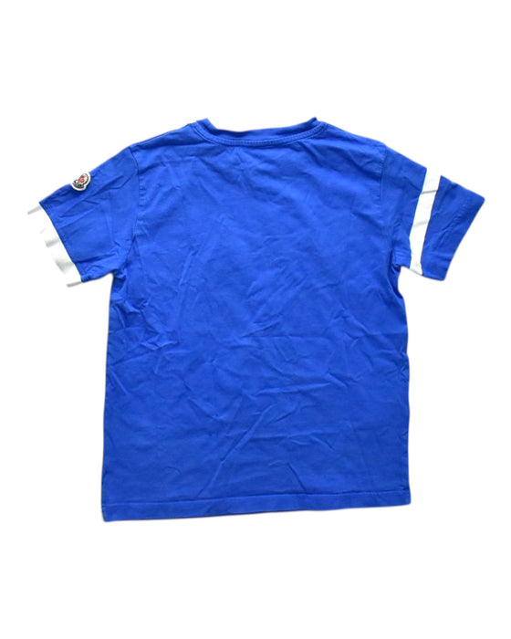 A Blue Short Sleeve T Shirts from Moncler in size 10Y for neutral. (Back View)