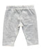 A Grey Leggings from Du Pareil au même in size 0-3M for neutral. (Back View)