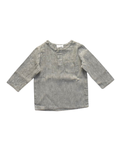 A Grey Long Sleeve Shirts from Jamie Kay in size 0-3M for neutral. (Front View)