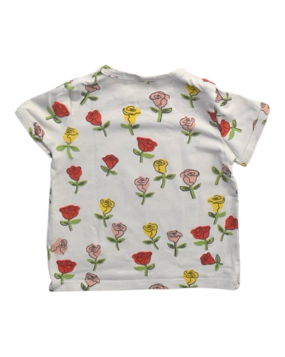 A Multicolour Short Sleeve T Shirts from Mini Rodini in size 12-18M for girl. (Back View)