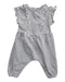 A White Sleeveless Rompers from Seed in size 0-3M for girl. (Front View)