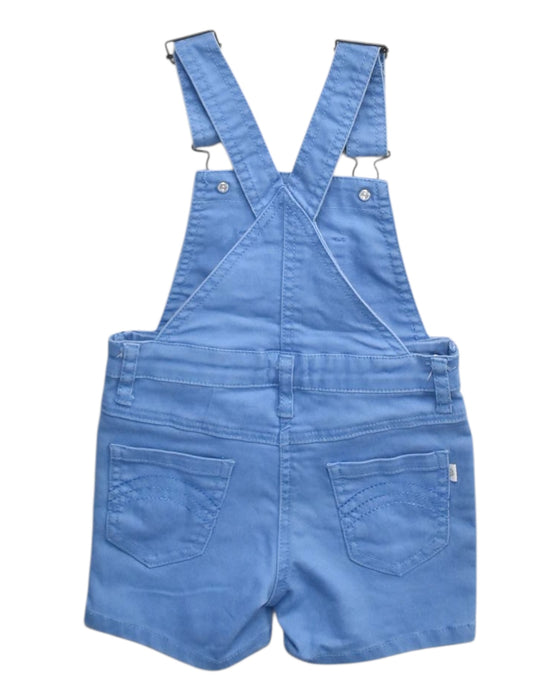 A Blue Overall Shorts from Jamie Kay in size 8Y for girl. (Back View)