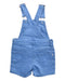 A Blue Overall Shorts from Jamie Kay in size 8Y for girl. (Back View)