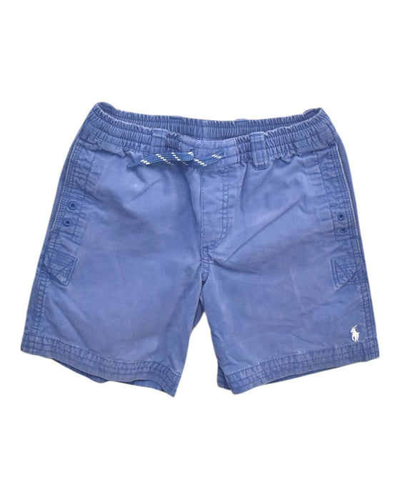 A Blue Shorts from Polo Ralph Lauren in size 6T for boy. (Front View)
