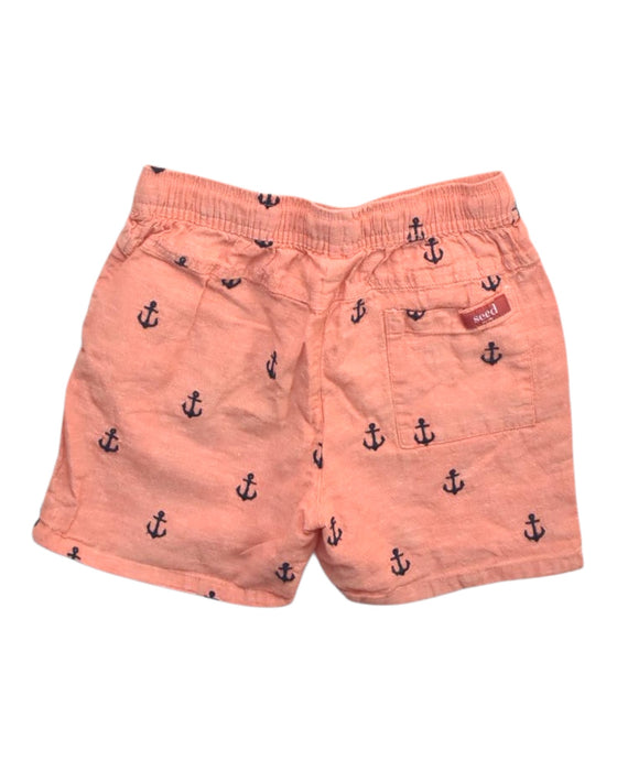 A Peach Shorts from Seed in size 8Y for boy. (Back View)