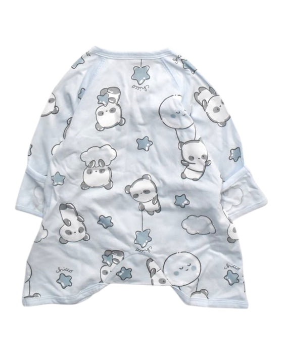 A Blue Long Sleeve Bodysuits from Chicco in size 0-3M for boy. (Back View)