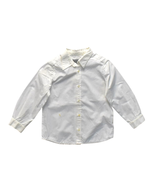 A White Long Sleeve Shirts from Bonpoint in size 3T for neutral. (Front View)