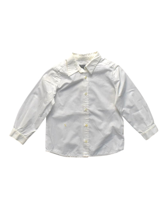 A White Long Sleeve Shirts from Bonpoint in size 3T for neutral. (Front View)