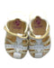 A White Sandals from Pablosky in size 12-18M for neutral. (Back View)