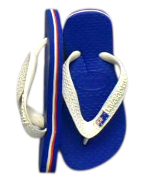A Multicolour Flip Flops from Havaianas in size 4T for neutral. (Front View)
