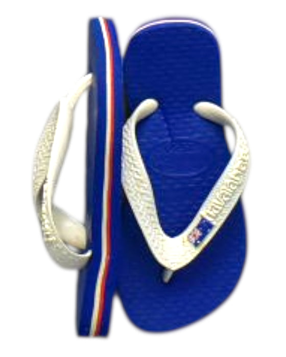 A Multicolour Flip Flops from Havaianas in size 4T for neutral. (Front View)