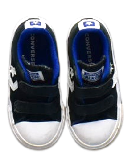 A Black Sneakers from Converse in size 3T for neutral. (Back View)