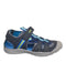 A Blue Sandals from Geox in size 7Y for boy. (Front View)