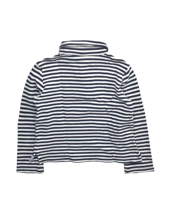 A Navy Long Sleeve Polos from Janie & Jack in size 4T for boy. (Back View)