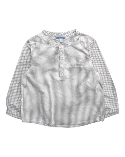 A Grey Long Sleeve Shirts from Jacadi in size 3T for boy. (Front View)