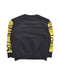 A Black Crewneck Sweatshirts from Young Versace in size 18-24M for boy. (Back View)