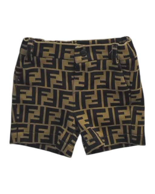A Black Shorts from Fendi in size 0-3M for boy. (Front View)