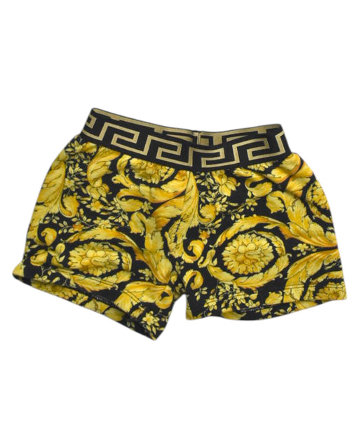A Black Shorts from Young Versace in size 12-18M for boy. (Front View)