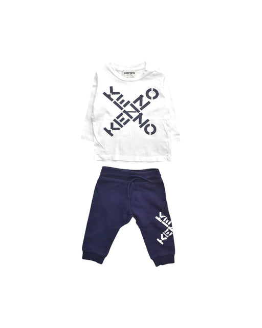 A Navy Pants Sets from Kenzo in size 6-12M for boy. (Front View)