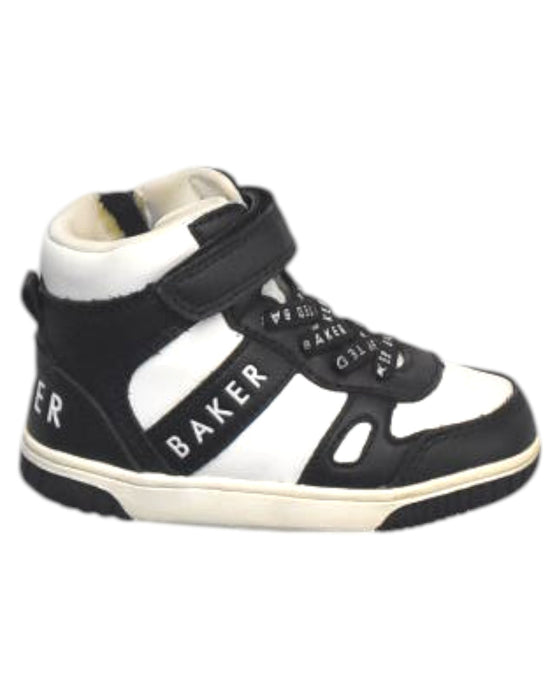 A Black Sneakers from Baker by Ted Baker in size 18-24M for boy. (Front View)